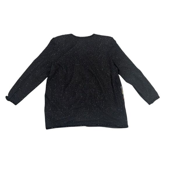 🔥DIANE FREIS vintage 1990s SILK beaded floral embroidered jacket size medium - Picture 3 of 7